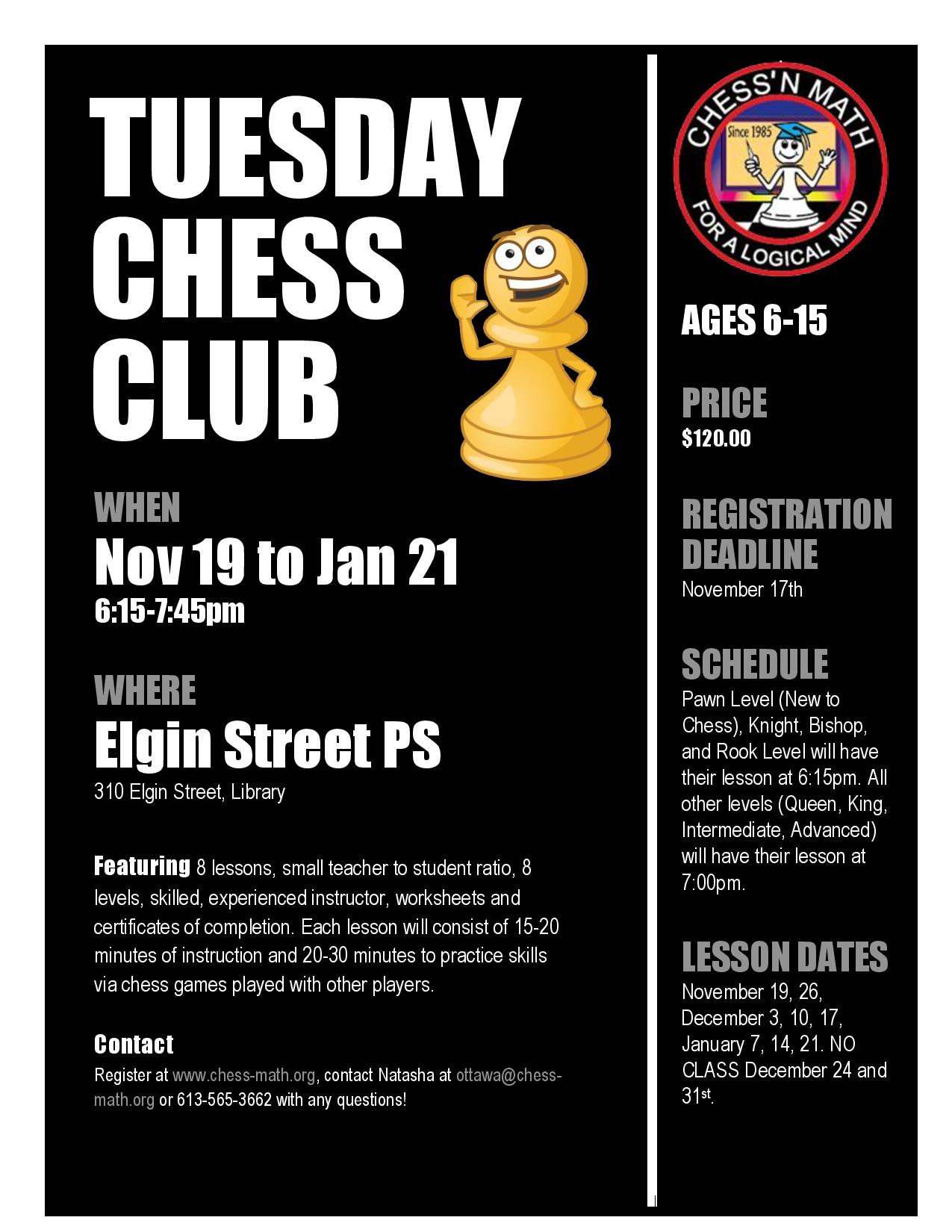 Centretown Chess Club  Fall 2019