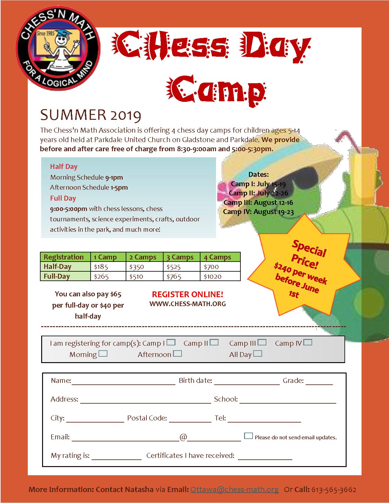 Ottawa Summer Camp 2019
